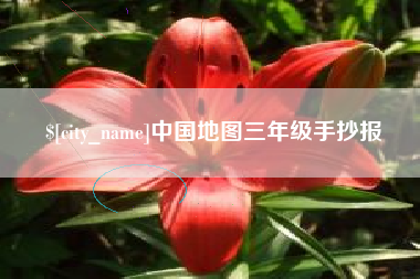 庄河中国地图三年级手抄报