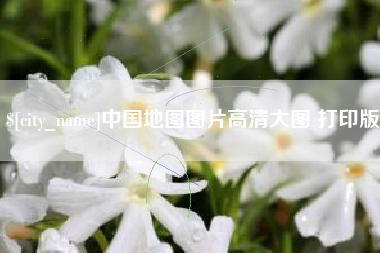 庄河中国地图图片高清大图 打印版