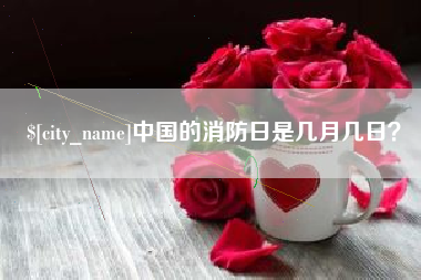 庄河中国的消防日是几月几日？