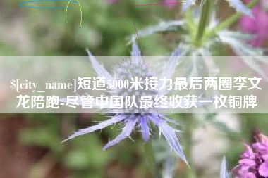庄河短道5000米接力最后两圈李文龙陪跑-尽管中国队最终收获一枚铜牌