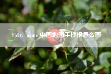 庄河中国地图手抄报怎么画