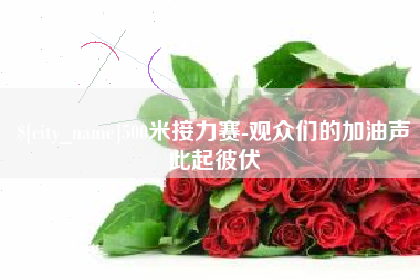 庄河500米接力赛-观众们的加油声此起彼伏