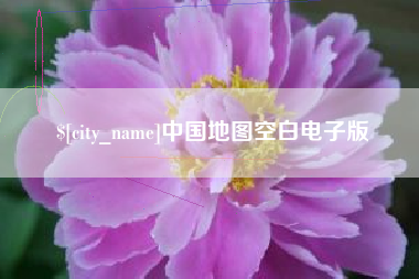 庄河中国地图空白电子版
