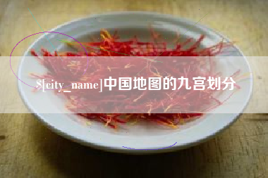 庄河中国地图的九宫划分