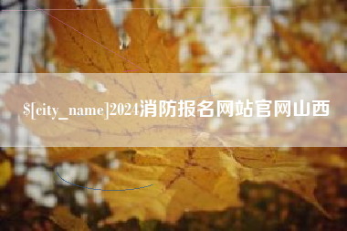 庄河2024消防报名网站官网山西