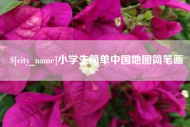 庄河小学生简单中国地图简笔画