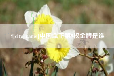 庄河中国拿下第9枚金牌是谁
