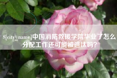 庄河中国消防救援学院毕业了怎么分配工作还可能被逃汰吗？