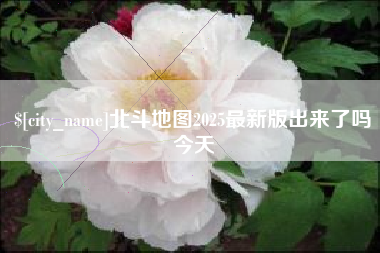 庄河北斗地图2025最新版出来了吗今天