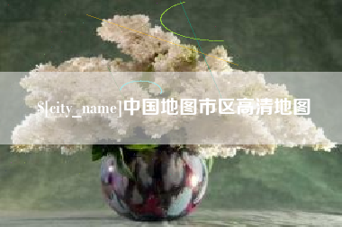 庄河中国地图市区高清地图