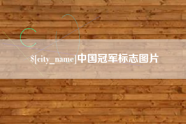 庄河中国冠军标志图片