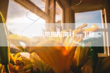 庄河地图指南针app下载