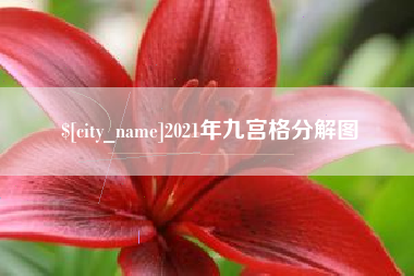 庄河2021年九宫格分解图