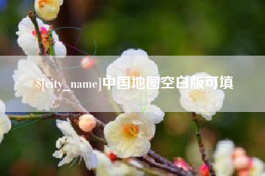 庄河中国地图空白版可填