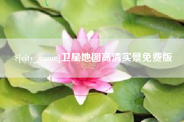 庄河卫星地图高清实景免费版