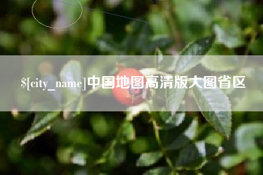 庄河中国地图高清版大图省区