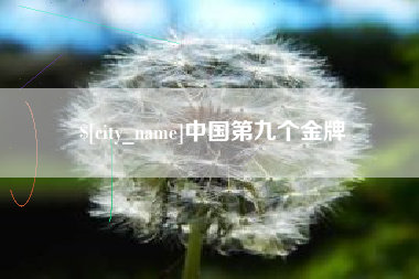 庄河中国第九个金牌
