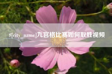 庄河九宫格比赛如何取胜视频