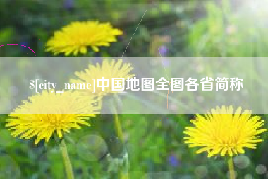 庄河中国地图全图各省简称