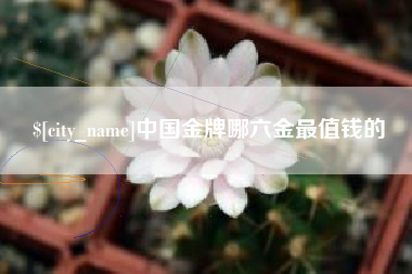 庄河中国金牌哪六金最值钱的
