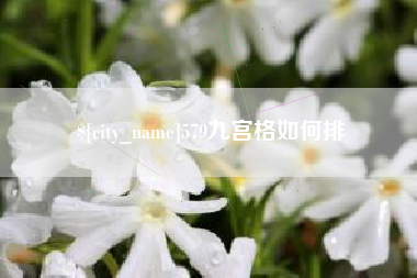 庄河579九宫格如何排