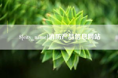 庄河消防产品信息网站