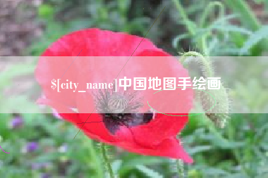 庄河中国地图手绘画